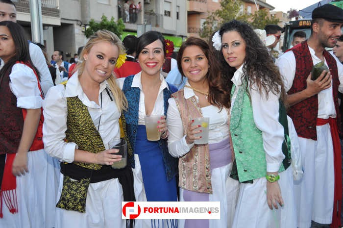 Desfile de Carrozas - Romería de San Isidro 2013 en Fortuna